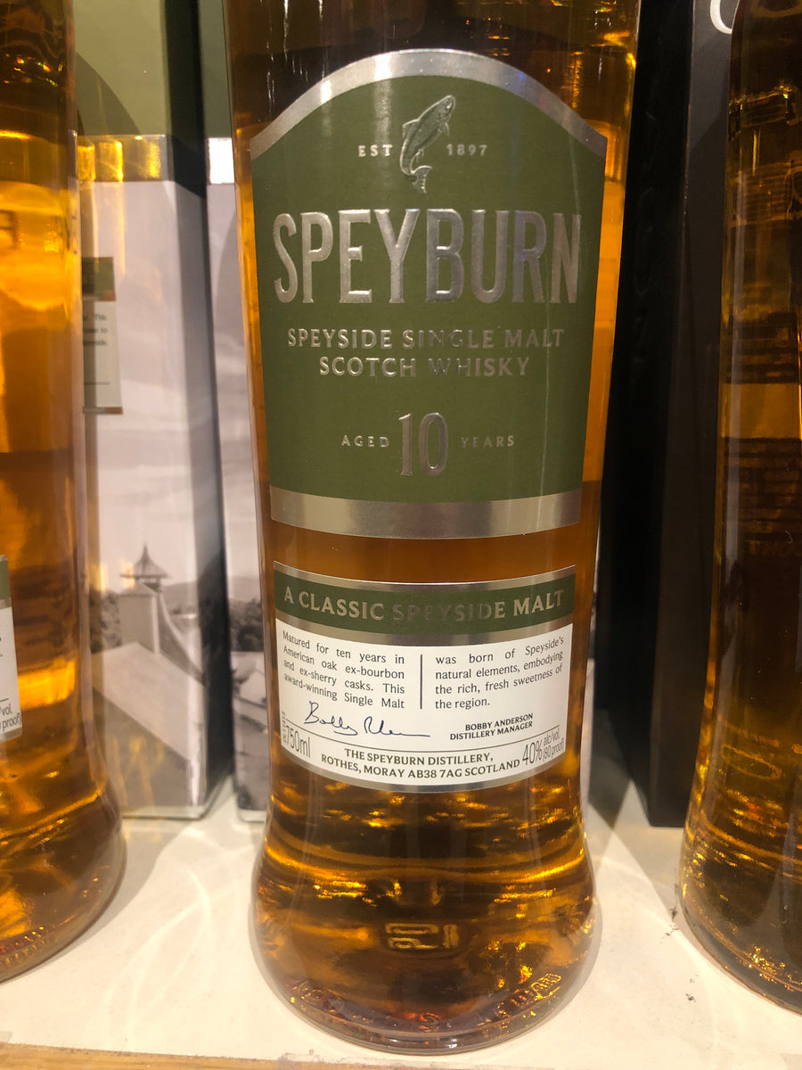 Speyburn 10 yr Scotch, 750 ml