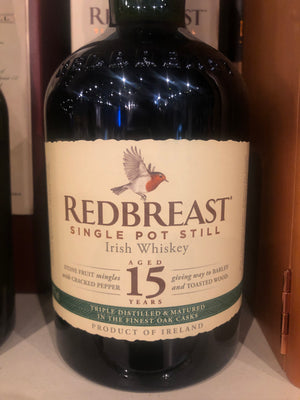Redbreast 15 Yr Irish Whiskey, 750 ml