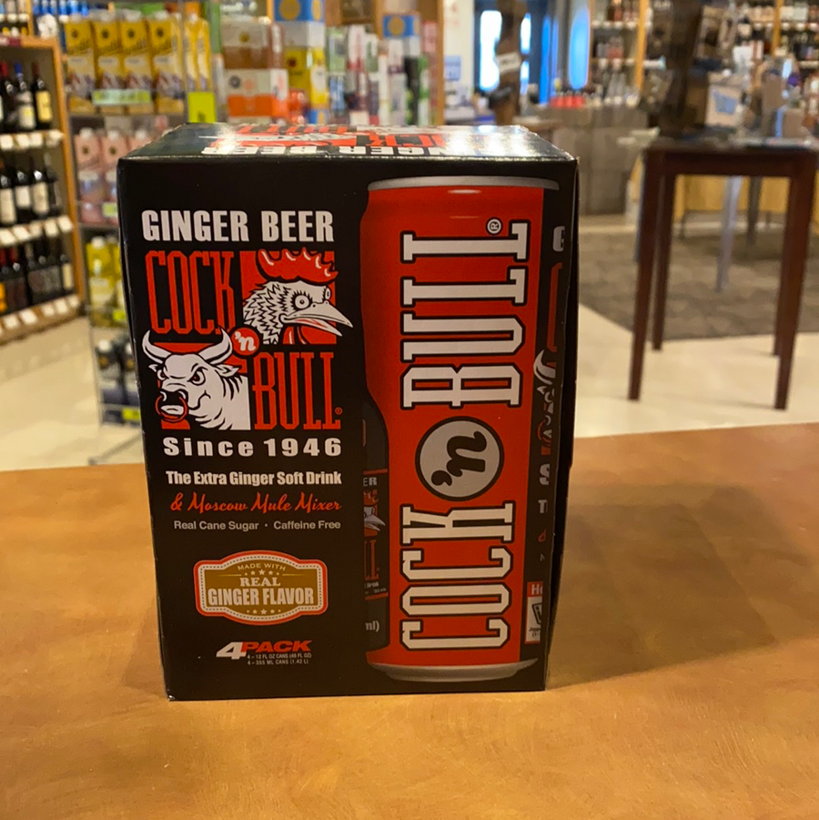 Cock N Bull, Ginger Beer, 4 pack, 12oz cans