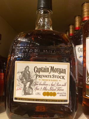 Captain Morgan Private Stock Rum, 1.75 L