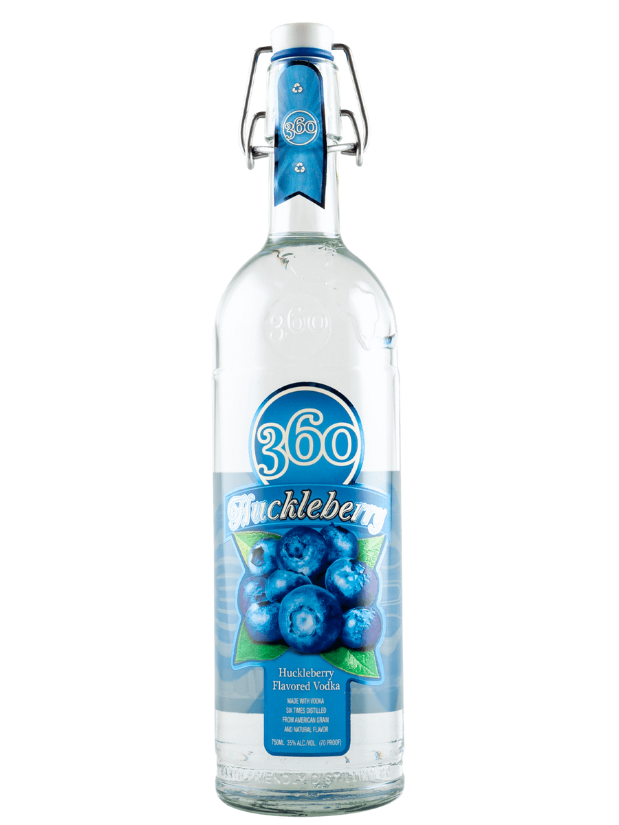 360 Huckleberry Vodka, 750 ml