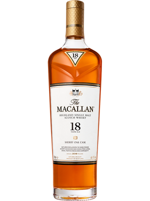 Macallan 18 yr Sherry Oak Scotch, 750 ml