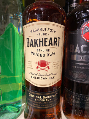 Bacardi Oakheart Rum, 750 ml