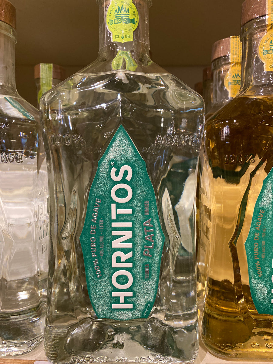 Hornitos Tequila Plata, 1 L