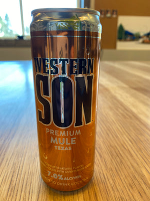 Western Son, Premium Mule, Gluten Free, RTD, 12oz can