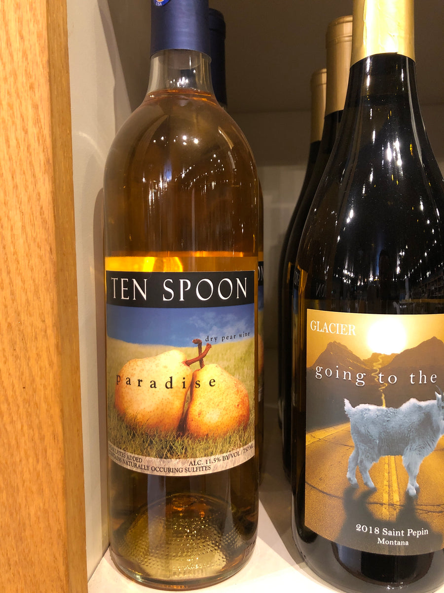 Ten Spoon Vineyards, Paradise Pear Wine, Made in Montana