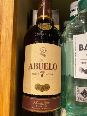 Ron Abuelo 7yr Dark Rum, 750 ml