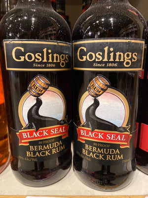 Gosling Black Seal Rum, 750 ml