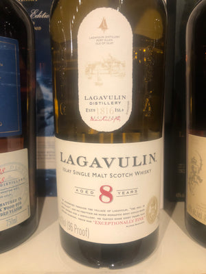 Lagavulin 8 yr Scotch, 750 ml