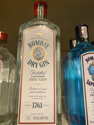 Bombay English Dry Gin, 1.75 L