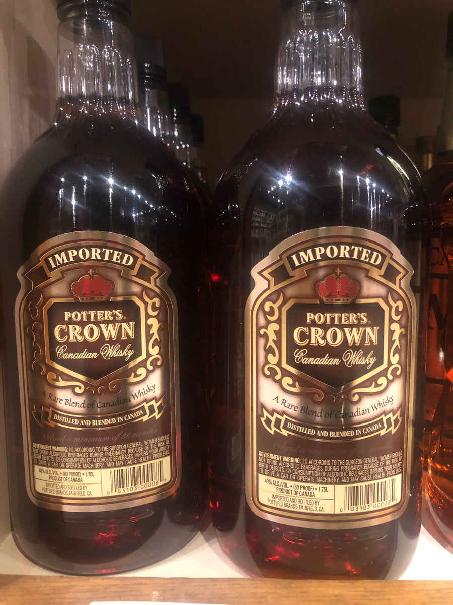 Potters Crown, Canadian Whisky, 1.75 L