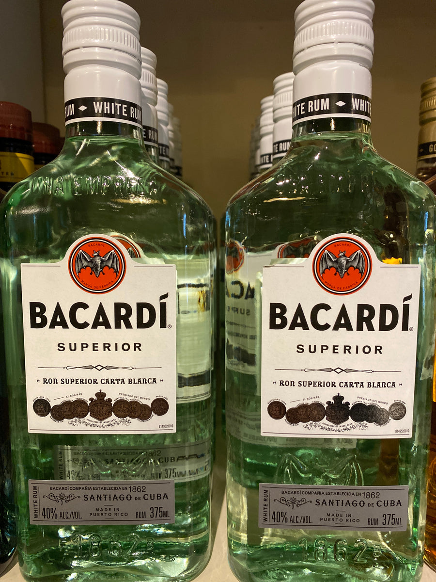 Bacardi Light Rum, 375 ml