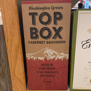 Top Box, Cabernet Sauvignon, 3 liter, boxed wine