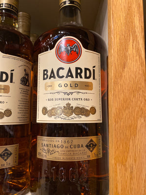 Bacardi Gold Rum, 1.75 L