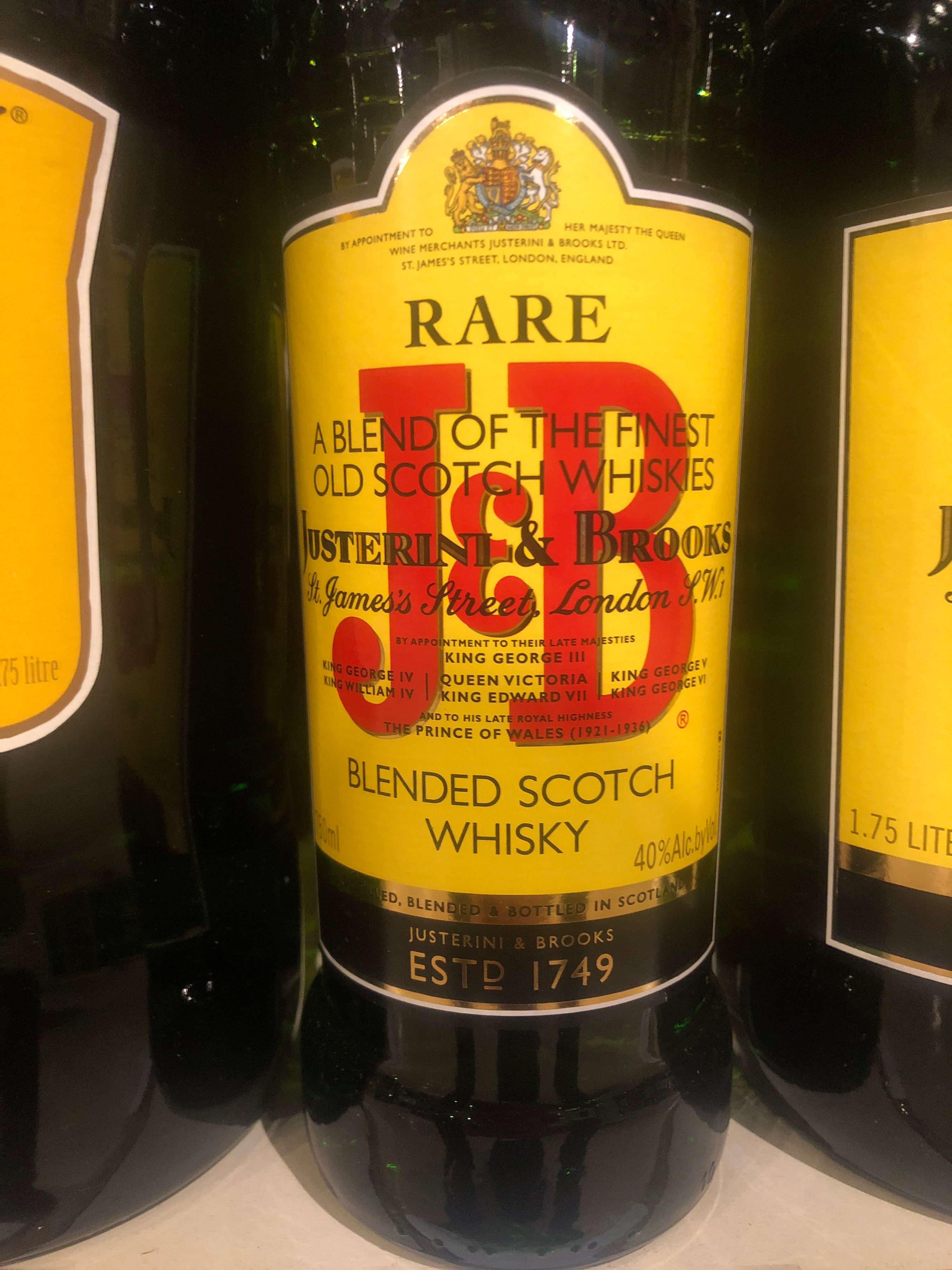 J&B Blended Scotch 1.75L
