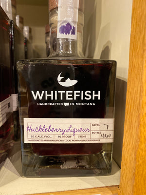 Whitefish Huckleberry Liqueur, 375 ml