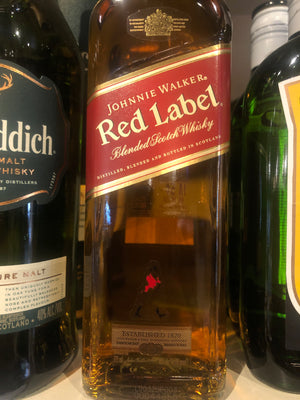 Johnnie Walker Red Label Scotch, 375 ml