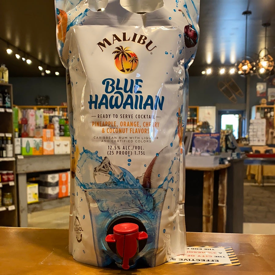 Malibu, Blue Hawaiian, Ready To Drink, RTD, 1.75L