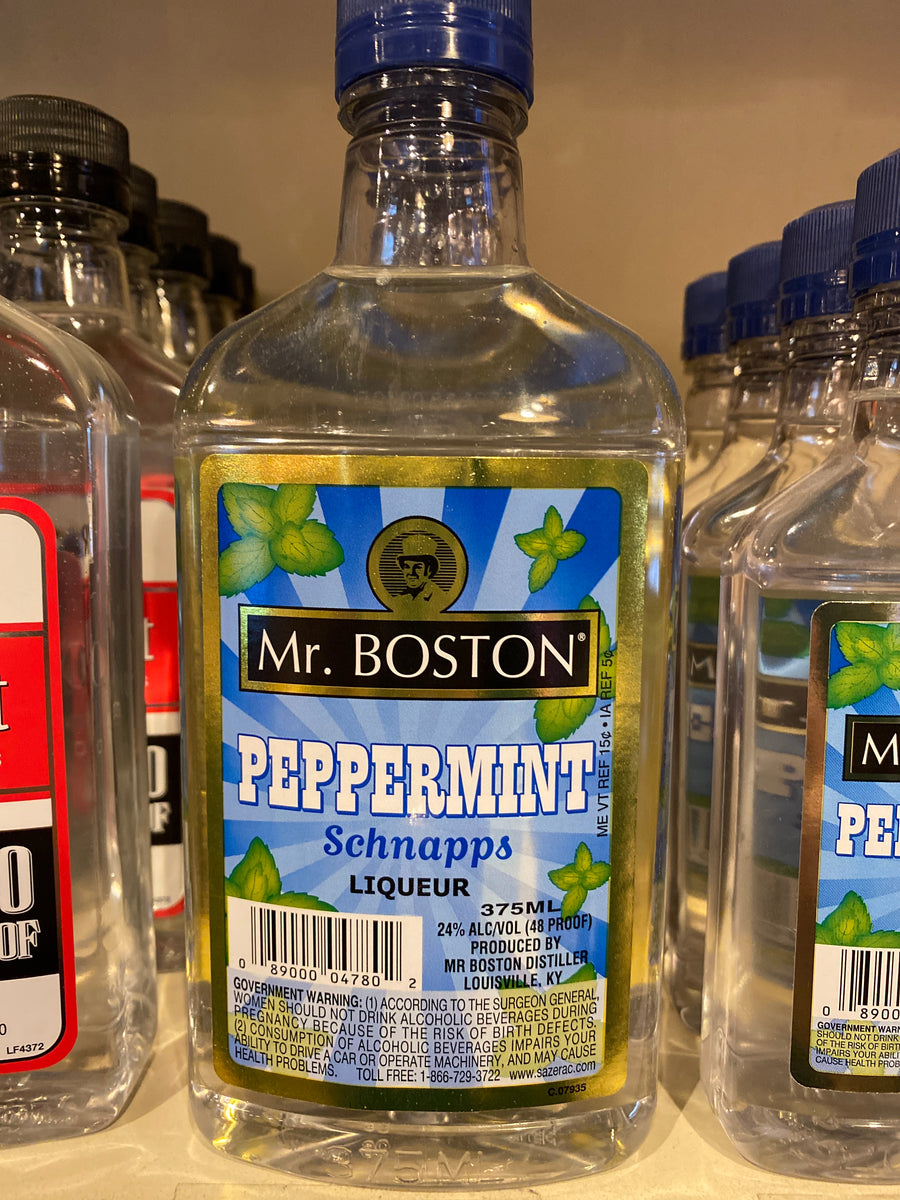 Mr. Boston Peppermint Schnapps, 375 ml