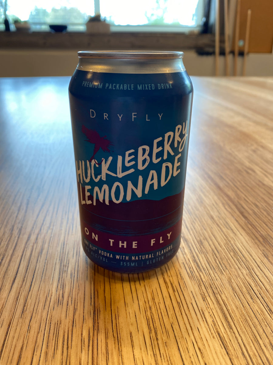 Dry Fly, Huckleberry Lemonade, RTD, 12oz can
