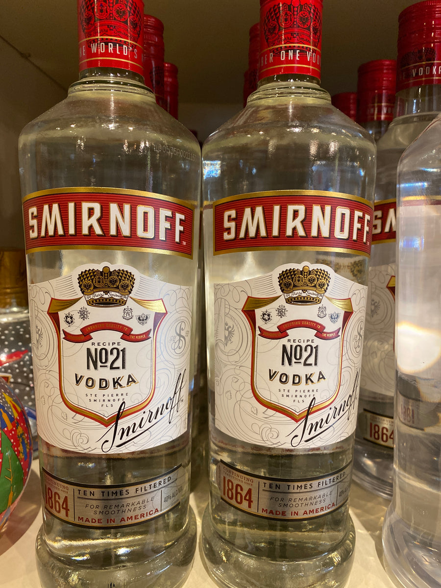 Smirnoff Vodka, 1 L