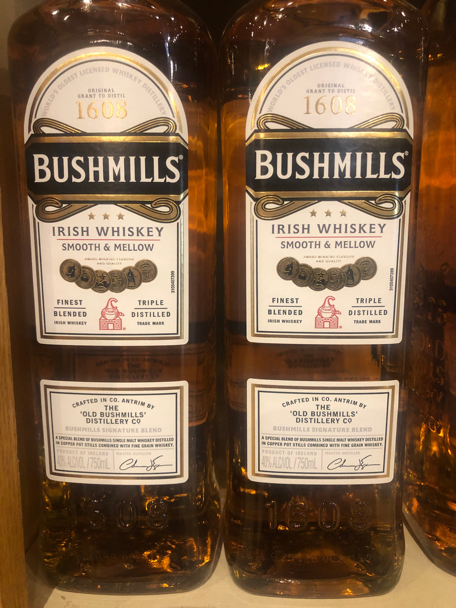 Bushmills Irish Whiskey, 750 ml