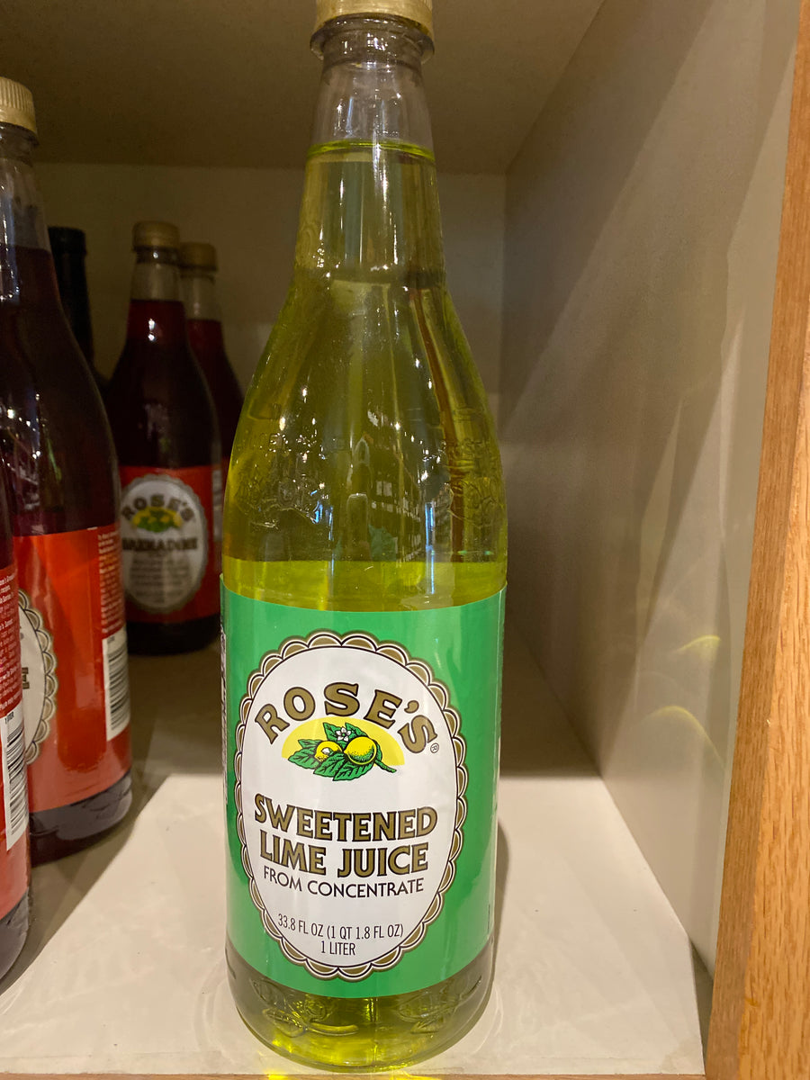 Rose’s, Sweetened Lime Juice, 33.8oz