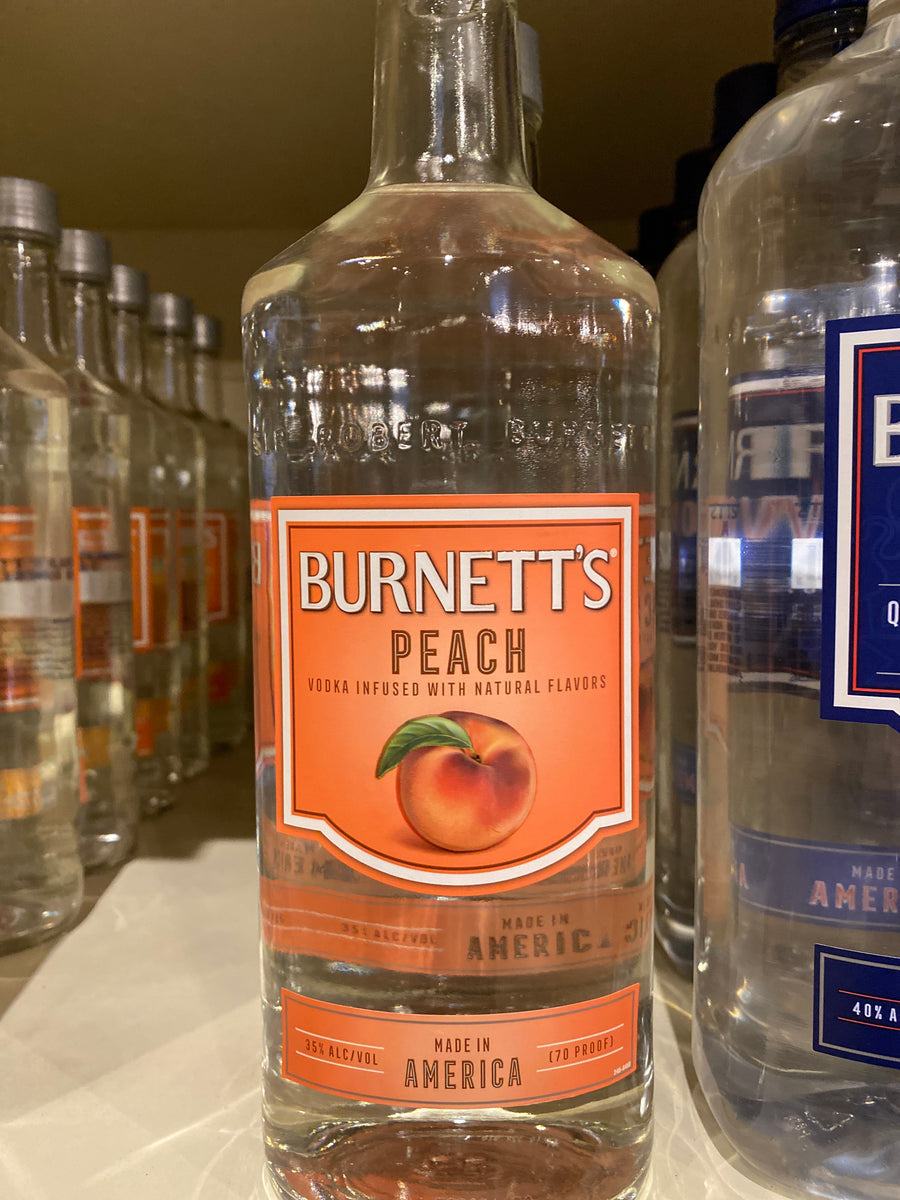 Burnetts Peach Vodka, 750 ml