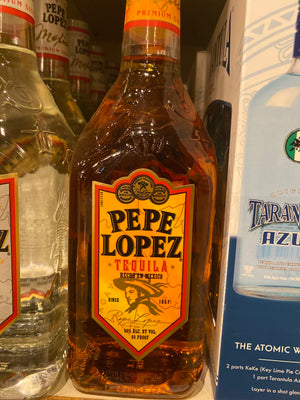 Pepe Lopez Gold Tequila, 1 L
