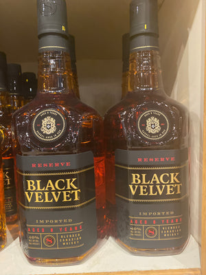 Black Velvet Reserve Canadian Whiskey, 1.75 L