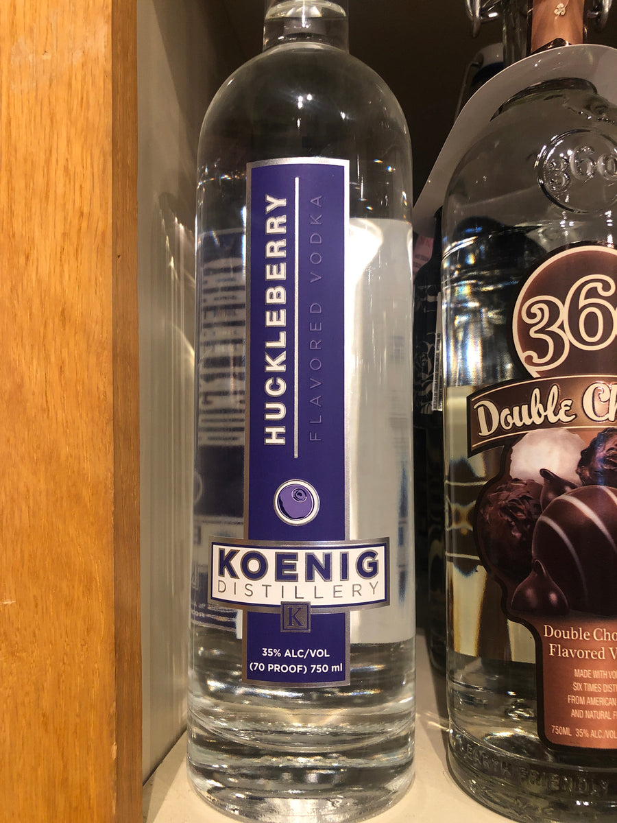 Koenig Huckleberry Vodka, 750 ml
