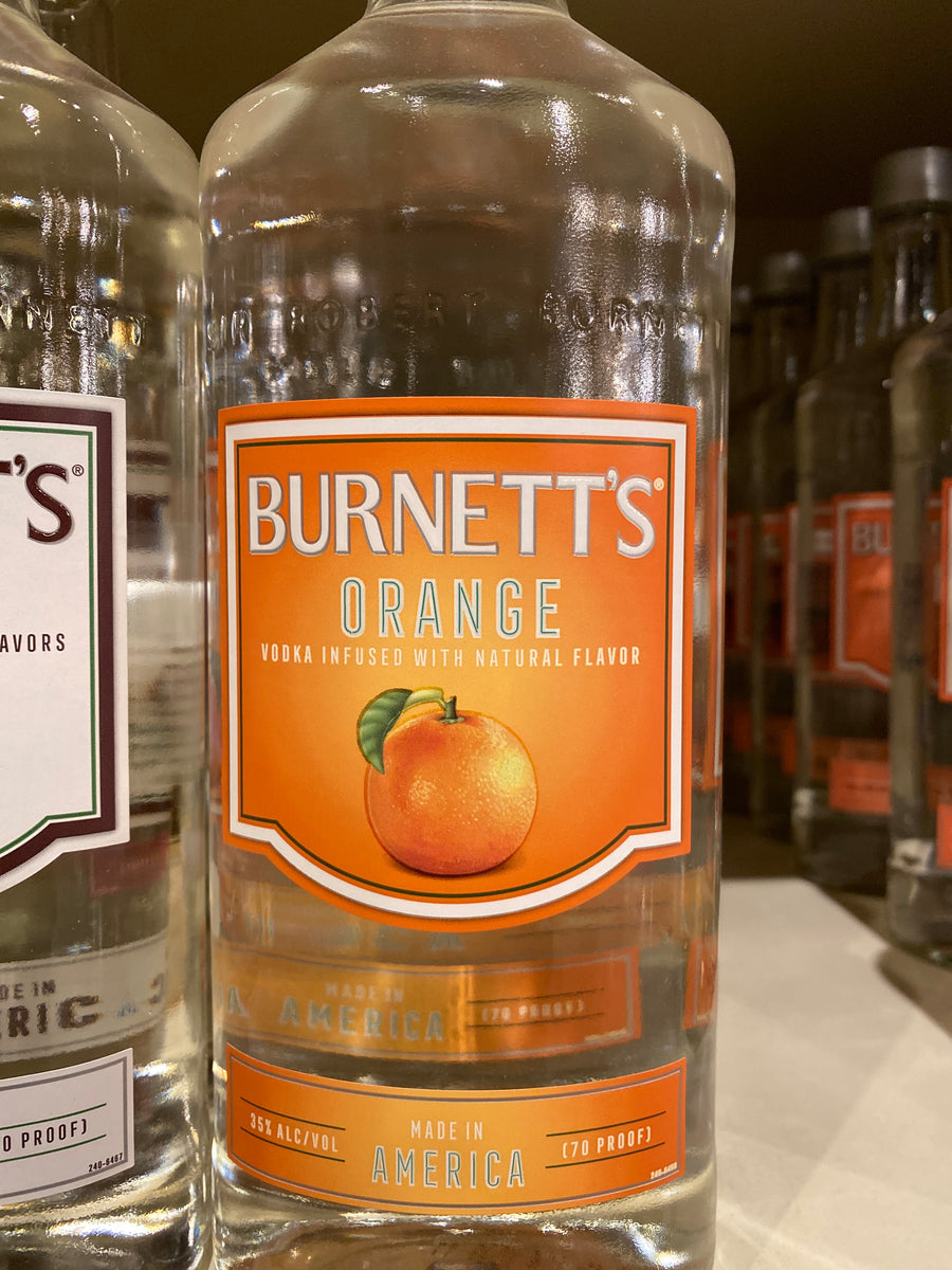 Burnetts Orange Vodka, 750 ml