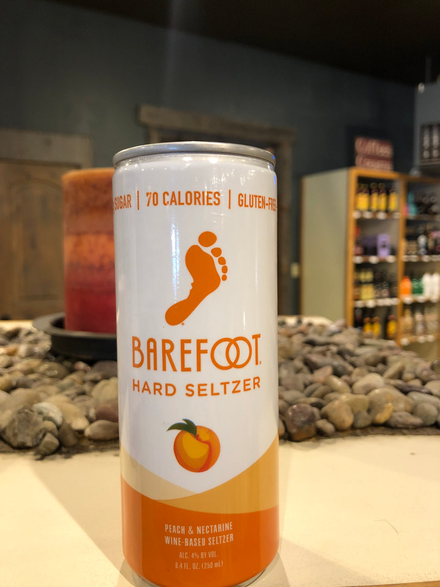 Barefoot, Hard Seltzer, Peach & Nectarine, RTD, 8.4 oz Can