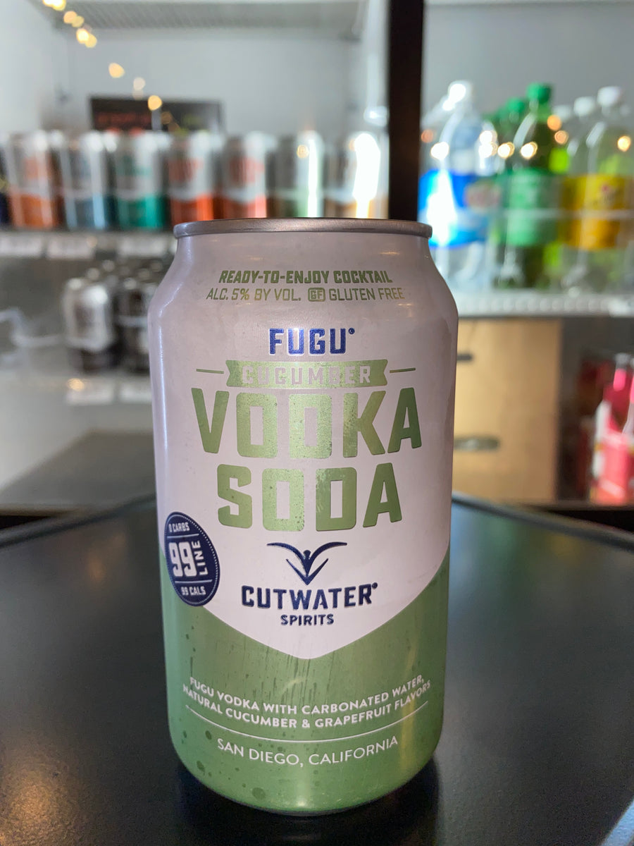 Cutwater, Cucumber Vodka Soda, RTD, 12 oz can