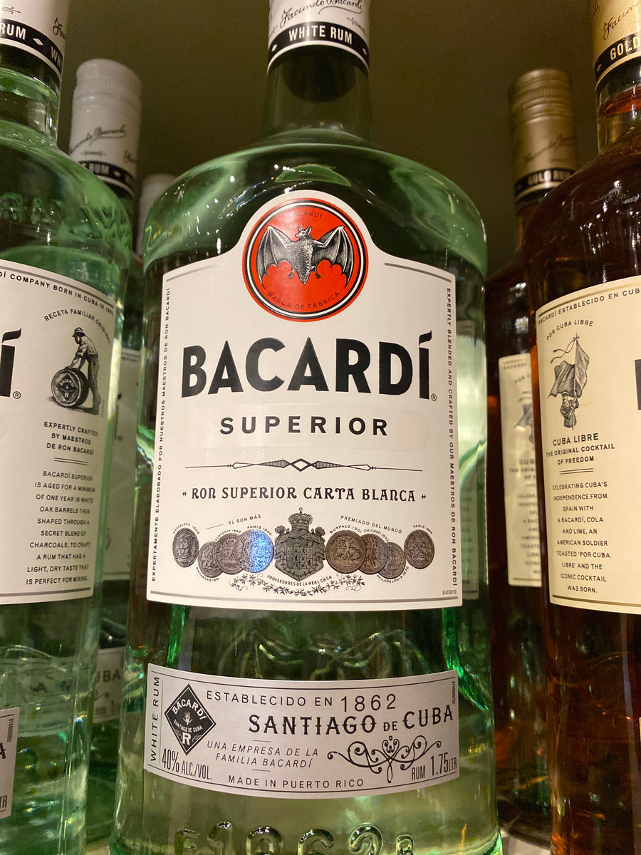 Bacardi Light Rum, 1.75 L