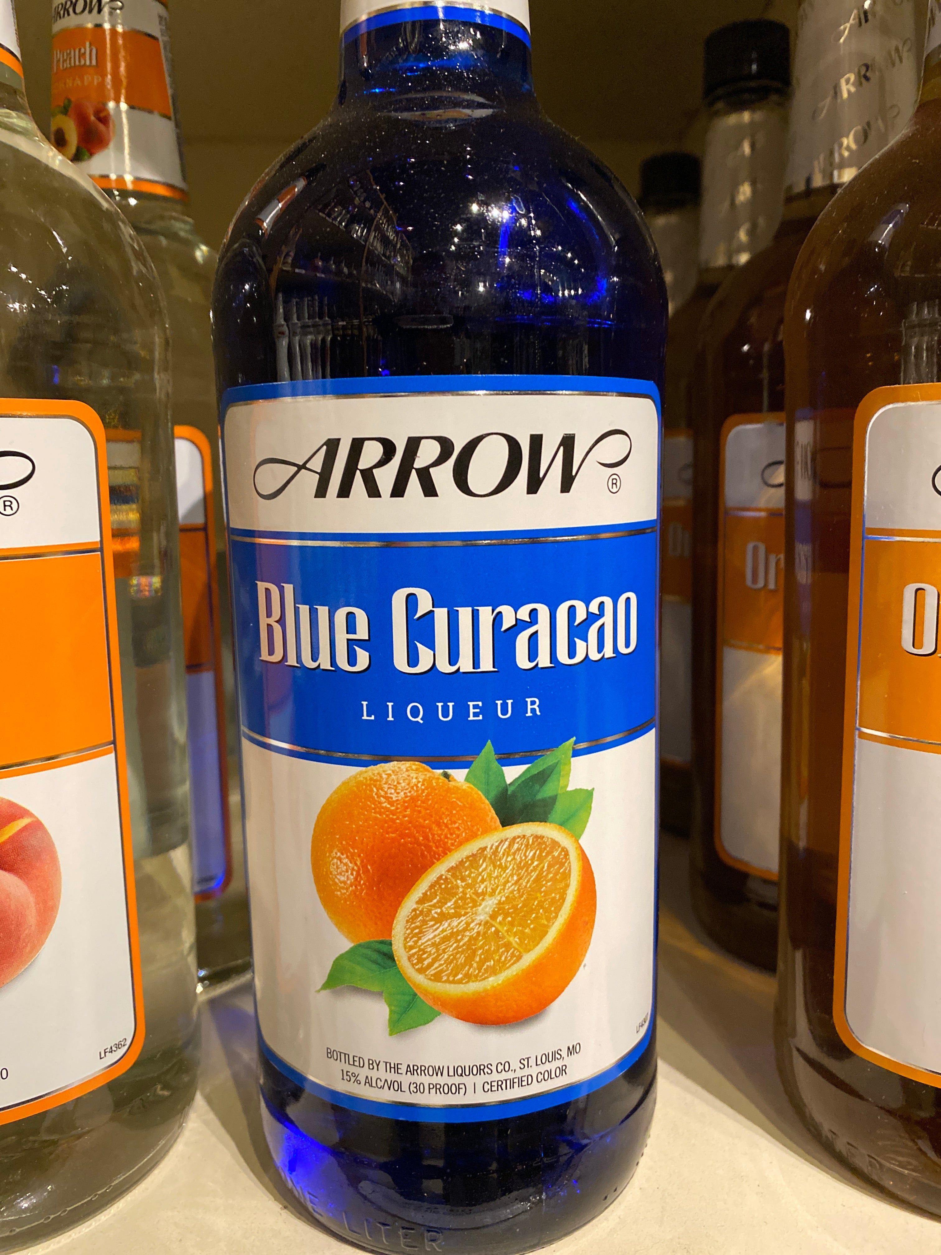 Arrow Blue Curacao, Liqueur, 1 L – O'Brien's Liquor & Wine
