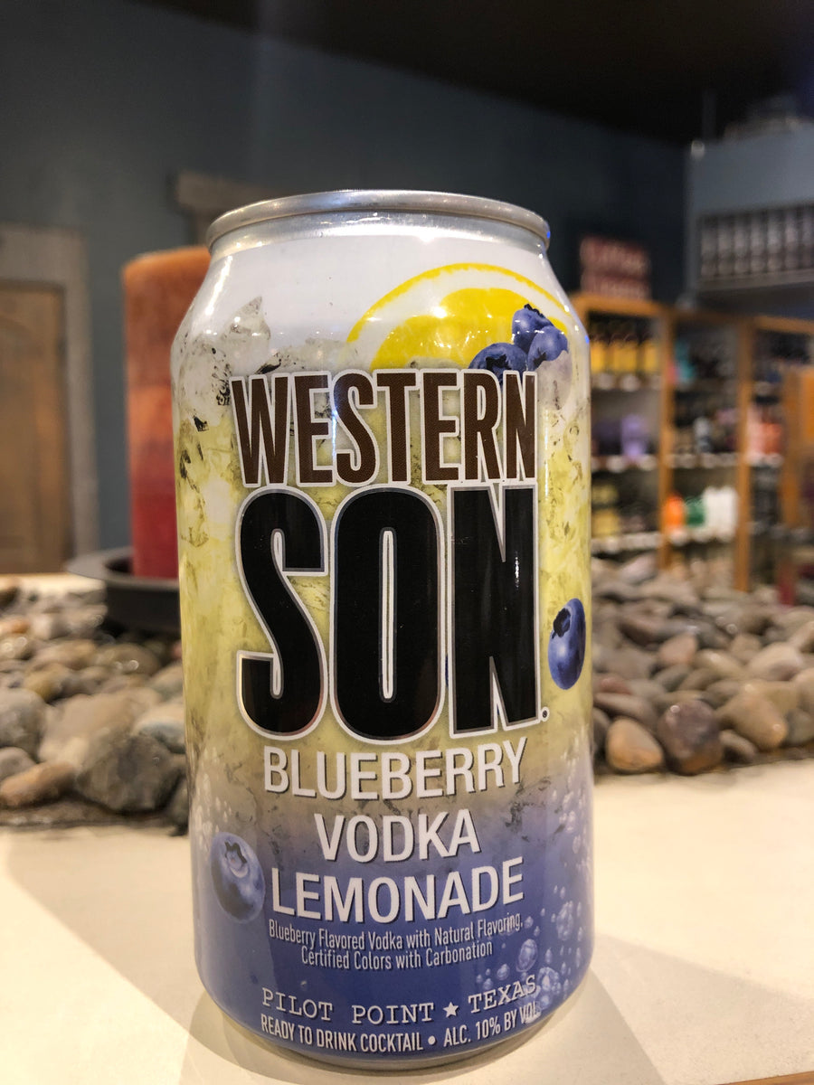 Western Son, Blueberry & Vodka Lemonade, RTD, 12oz can