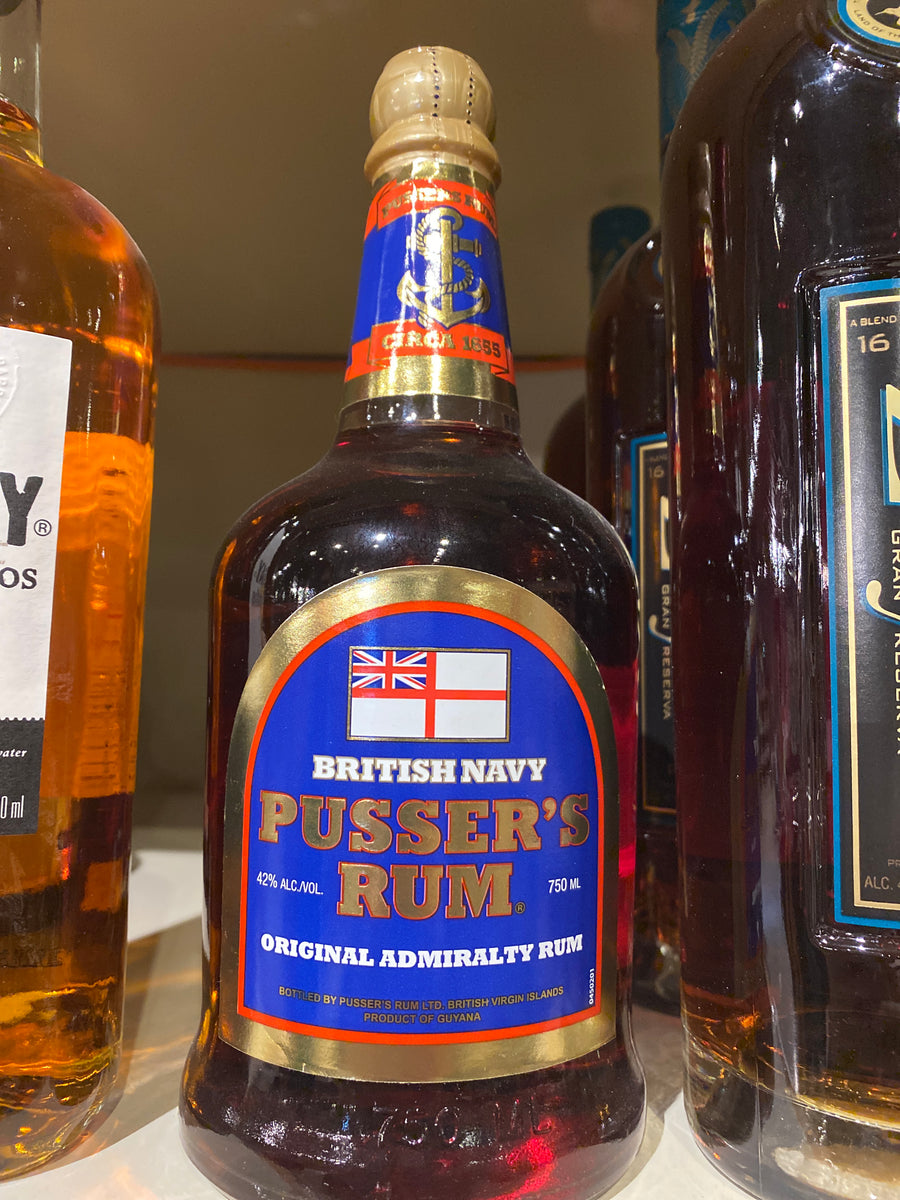 British Navy Pussers Rum, 750 ml
