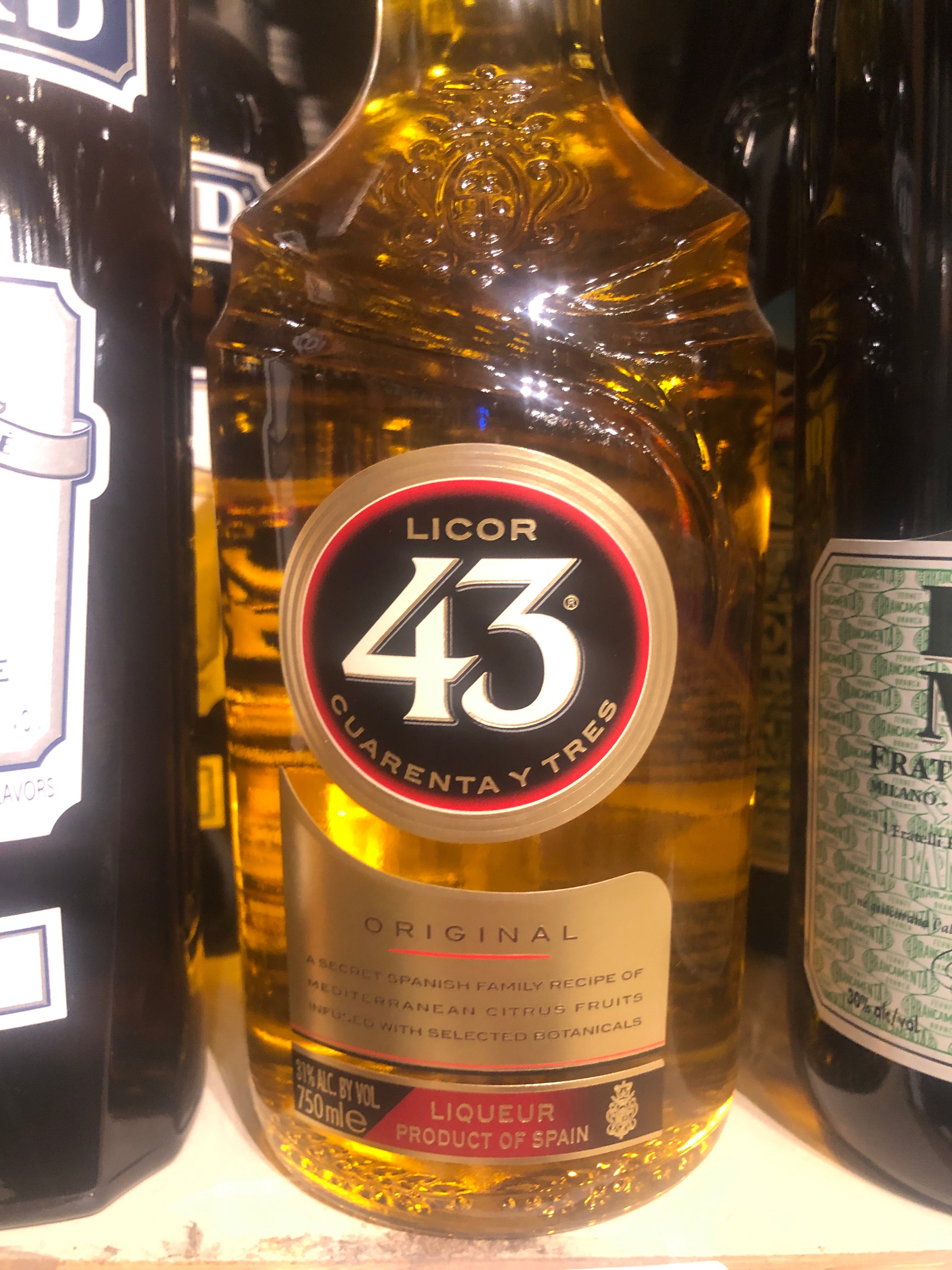 Licor 43 Vanilla, Liqueur, 750 ml – O'Brien's Liquor & Wine