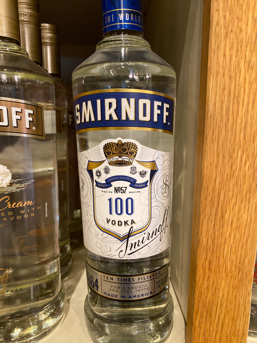 Smirnoff Vodka 100 Proof, 750 ml