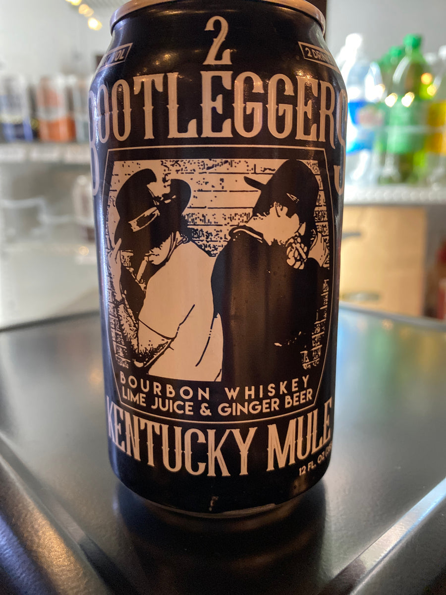 2 Bootleggers, Whiskey Kentucky Mule, RTD, 12 oz can