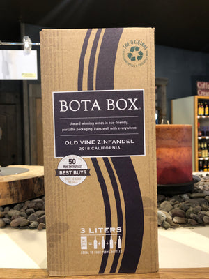 Bota Box, Old Vine Zinfandel, California, 3 liter box