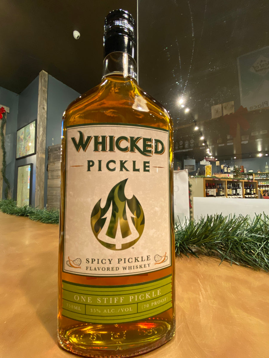 Whicked Pickle, Spicy Pickle, Whiskey, 750mL