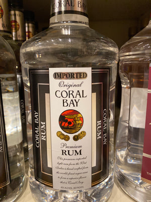 Coral Bay Light Rum, 1.75 L