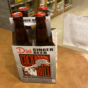 Cock N Bull, Diet, Ginger Beer, 4 pack, 12oz bottles