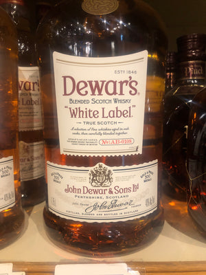 Dewars White Label Scotch, 1.75 L