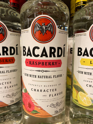 Bacardi Raspberry Rum, 750 ml