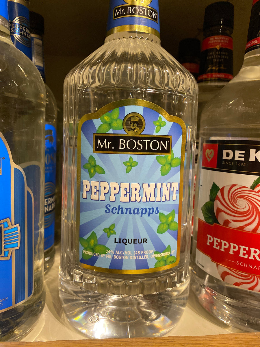 Mr. Boston Peppermint, Schnapps, 1.75 L