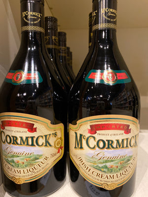 McCormick Irish Cream Liqueur, 750 ml