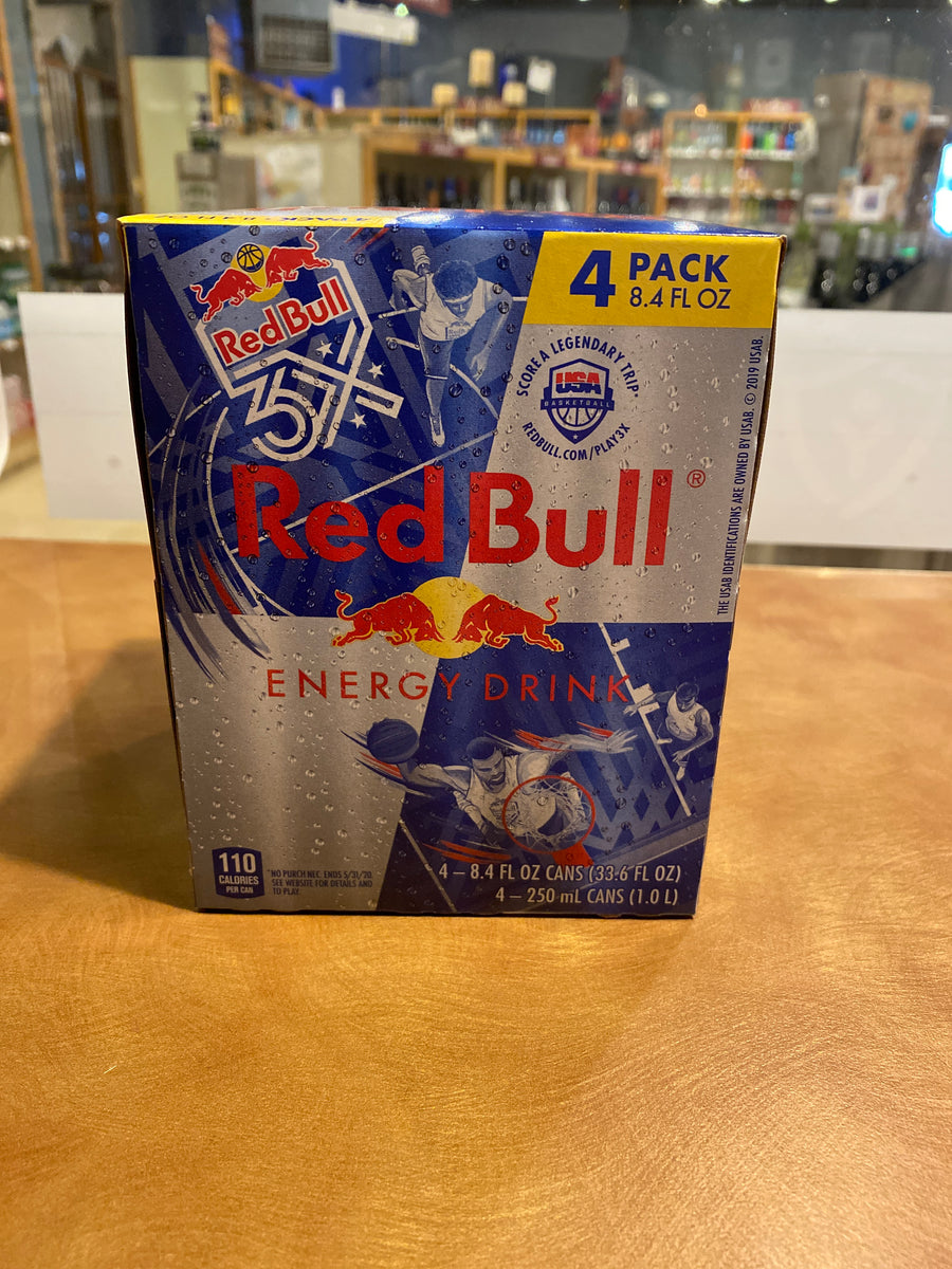 Red Bull, 4 Pack, 8.4oz cans